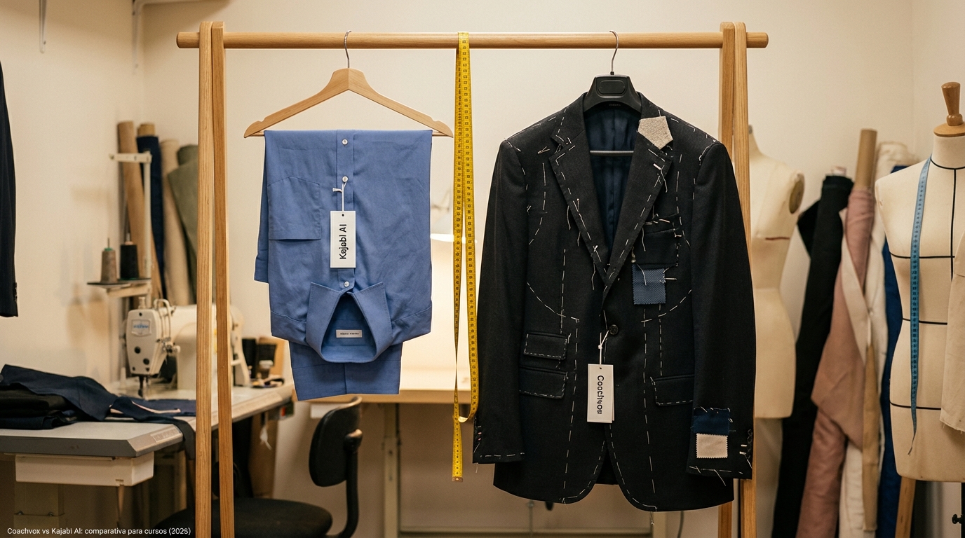 Coachvox vs Kajabi AI: comparativa para cursos (2026)