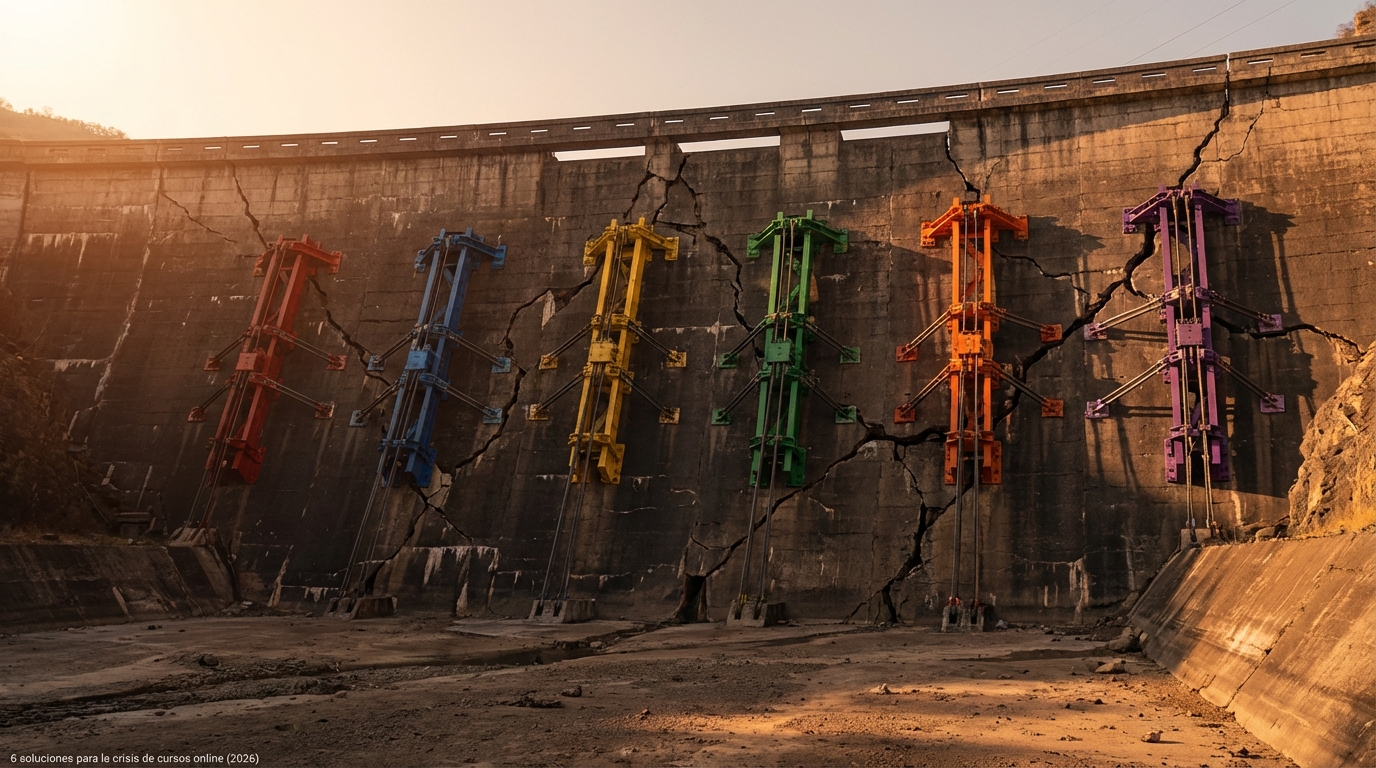 6 soluciones para la crisis de cursos online (2026)